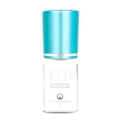 DLUX PROFESSIONAL ECO Hypoallergenic Adhesive, Low Fume, Strong Eyelash Extension Glue, Long Lasting - 9 Weeks Retention, Latex Free, Low Fume (3-4 sec)