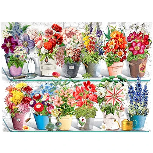 Cobble Hill Puzzle Company Ltd. Cobble Hill 1000 Piece Puzzle - Beaucoup Bouquet - Sample Poster Included