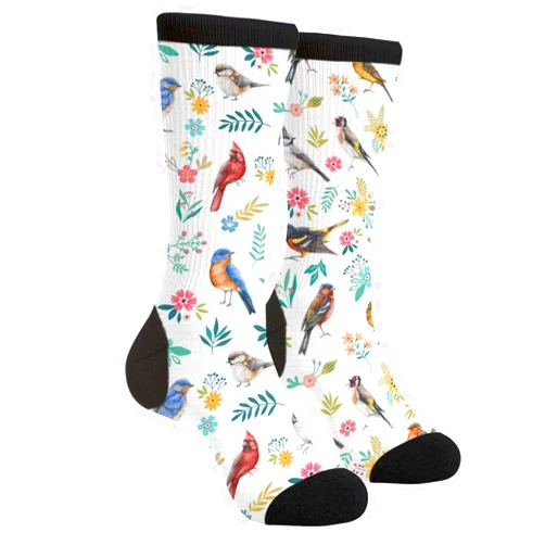 Yaateeh Cute Axolotl Funny Novelty Socks Unisex Crazy Crew Dress Socks