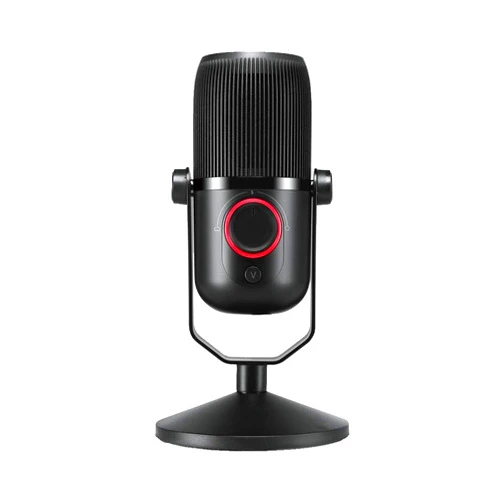 Mad Catz THRONMAX MDrill Zero - Compact USB Condenser Microphone with Cardioid and Omni-Directional Recording Patterns - Jet Black