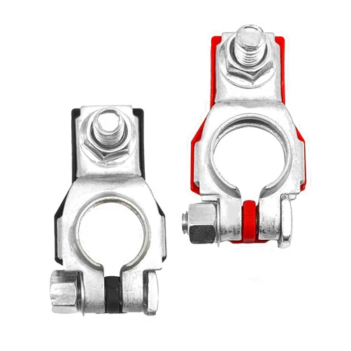 KEVWR Battery Terminals for Nissan - Positive and Negative Compatible With Nissan Infiniti Toyota Lexus 243407F000, 243407F001, 1 Pair