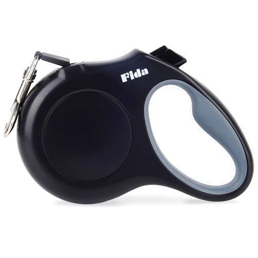 Fida Retractable Dog Leash, 16 ft Dog Walking Leash for Small Dogs up to 26 lbs, 360° Tangle Free, Black