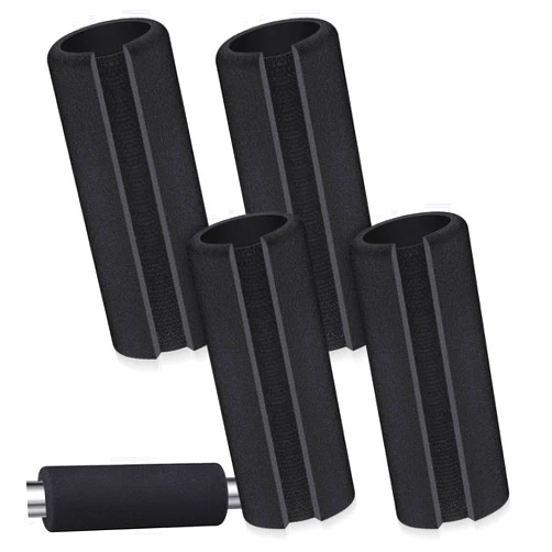 Frienda 4 Pcs Handle Grips 4.25 Inch NBR Rubber Foam Grip Wrap Soft Buffer Tube Cover Pad Handle Covers for Fitness Home Garden Bicycle Exercise Equipment Handlebar Replacement