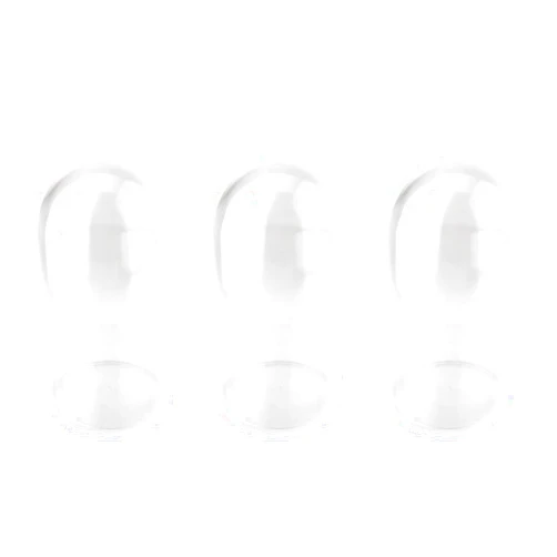 Firefly Imports Homeford 6-Inch Plastic Dome Display Case with Clear Base, Medium, 3-Count