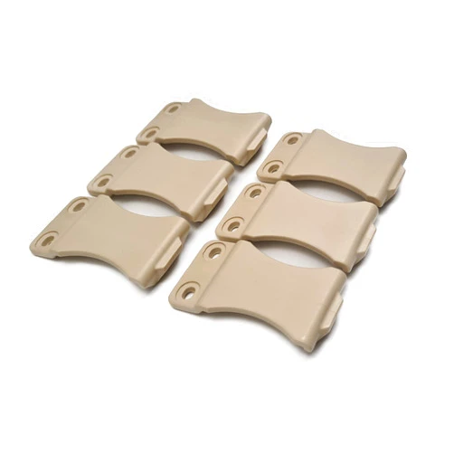 CKX-Combokydex CKX Belt Clip 8, Tan Color, Quick Attachment. IWBOWB SheathGun Holster Making. 1.75 inches Belt Width. DIY Kydex Gun and Sheath Holsters - 6 Units.