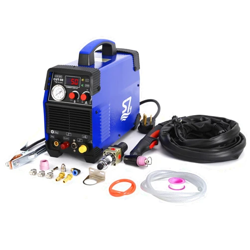 S7 Plasma Cutter,55Amp 110/220V Non-Touch ARC Digital Screen Display DC Inverter Plasma Cutting Machine