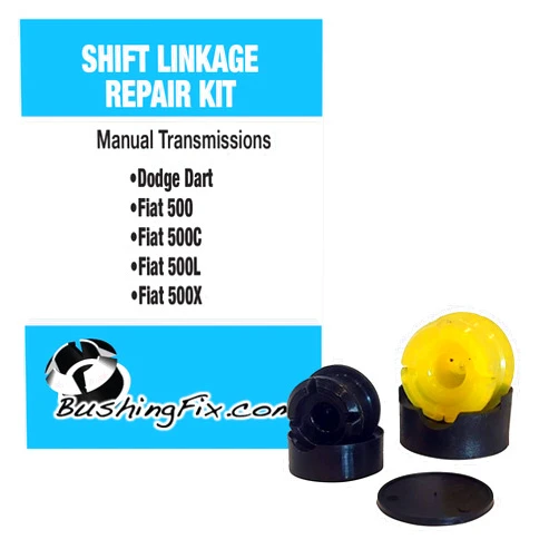 BushingFix.com BushingFix FM1KIT Transmission Shift Cable Bushing Repair Kit, Shifter Cable Kit Fits Select Fiat, Jeep, and Mini Models, Manual Transmission Shift Cable Replacement Bushing, Easy Repair Replacement