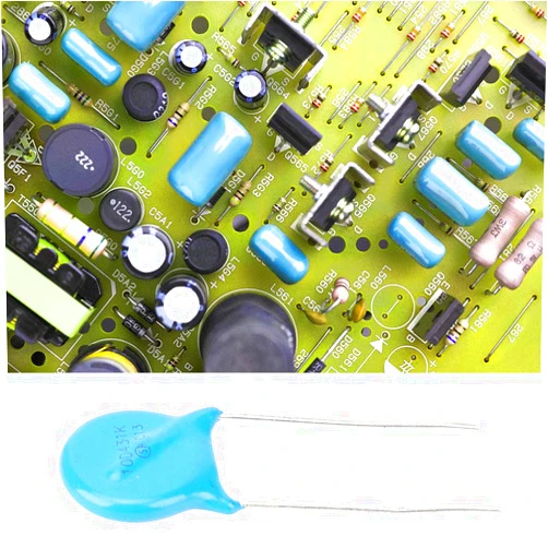 FTVOGUE 50Pcs Varistors Inline Varistor Resistor Voltage Dependent Resistors Assortment Kit Metal Oxide Varistor Radial Disc Varistors 10D 431K 10mm Diameter 430V