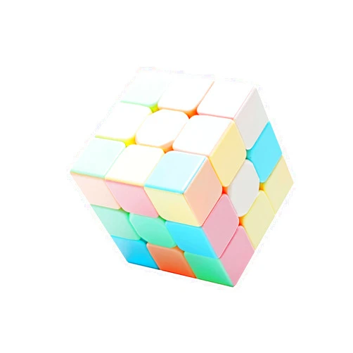 CuberSpeed Moyu MoFang JiaoShi Macaron Meilong 3x3 stickerless Magic Cube MFJS MEILONG 3x3x3 Cubing Classroom Meilong 3x3 Macaron Speed Cube