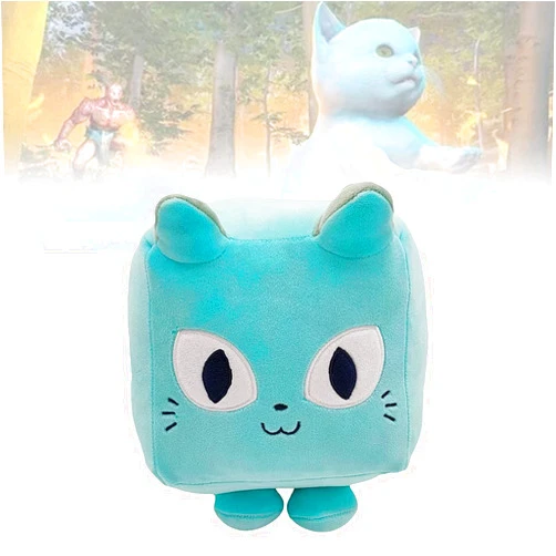 MELVW 5.9in Kawaii Big Games Cat Plush, Pet Simulator X Cat Plush Cute Pet Animal Cat Plush, Kawaii Animal Cat Soft Stuffed Pillow for Kids and Fans, Cat Cute Plushies