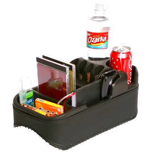 MEFELE Cln Texas Saddlebags Clutter Catcher(R) Universal Floor Consoles Black (50811)