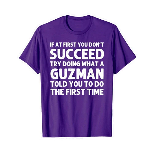 Personalized Last Name Gifts Team Christmas Lovers GUZMAN Funny Surname Family Tree Birthday Reunion Idea T-Shirt