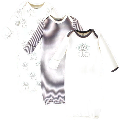 Touched by Nature Unisex Baby Organic Cotton Gowns