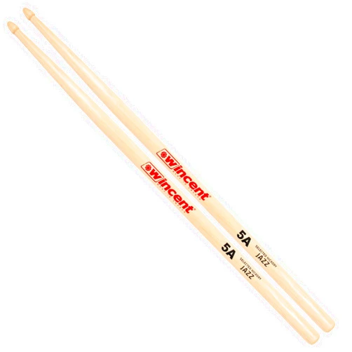 Wincent Drum Sticks 5A W-5A Hickory Drumsticks (Pair)