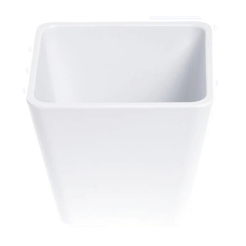 HUBERT Pan Housing White Melamine 1/6 Size - 6 7/8