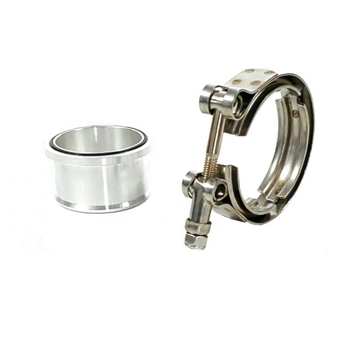 Zslssports Turbo Compressor V-Band Clamp+Flange For Borg Warner S369 S366 S364 S362 SX-E