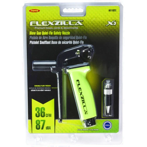Flexzilla - Flexzilla Blow Gun W/Quiet-Flo Safety Nozzle (AG1102FZ)