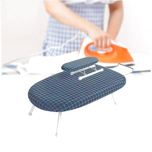 PPGE Home Folding Portable Travel Iron Board, Compact and Space Saver Ironing Board, for Countertop, Small Spaces, Laundry Rooms and Dorms Easy Storage (Color:E)