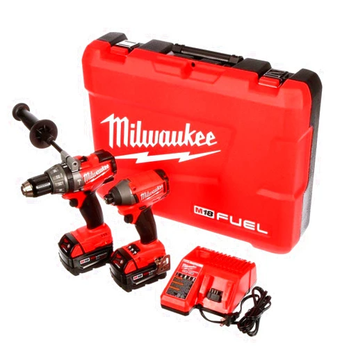 Milwaukee 2897-22 M18 Fuel 2-Tool Combo Kit, Red