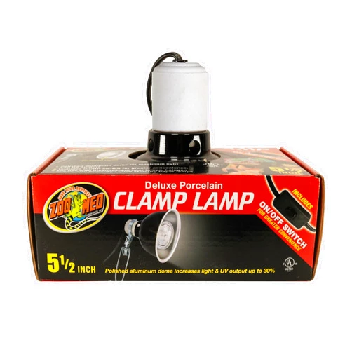 Zoo Med Deluxe Porcelain Clamp Lamp, 5.5