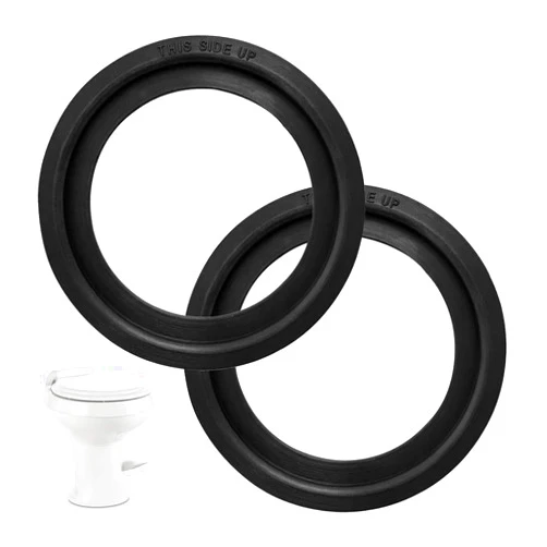AUCELI RV Toilet Seal Kit, 2 Pack 385311658 Flush Ball Seal Replacement, Compatible with 300 310 320 RV Toilets, Ideal Rubber Flush Ball Gaskets Toilet Seal Ring for Camper, Trailer, Motorhome