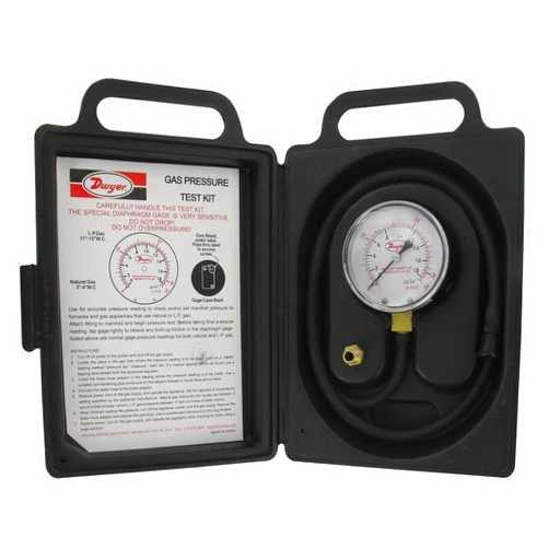 Dwyer® Low Pressure Gas Test Kit, LPTK-01, 0-15