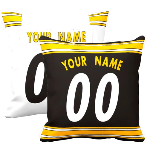 ANTKING Pitsburgh Customized Throw Pillow Select Any Name & Number Gifts for Men Women Youth