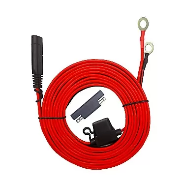AEISVIK SAE Connector Ring Terminal Harness - 12FT SAE Plug to Ring Terminal Harness Assembly Cord 16AWG 2 Pin Quick Disconnect Battery Extension Cable with 15A for Car Motorcycle RVs Boats Solar Panel
