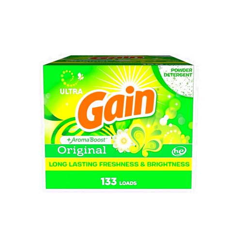 Gain Powder Laundry Detergent, Original Scent, 133 Loads, 123 OZ