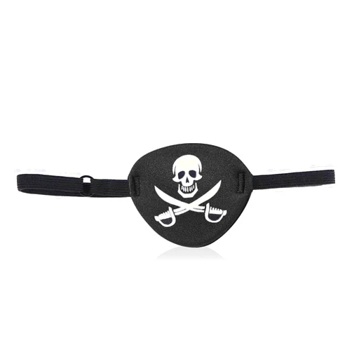 NAOPSY Pirate Eye Patch Cute Eye Patches for Adults Kids Adjustable Medical Eye Patch Dog Eye Patch Skull Pirate Party Favors for Left Right Eye, 3D Amblyopia Eyepatch for Lazy Eye Halloween Pirate Costume