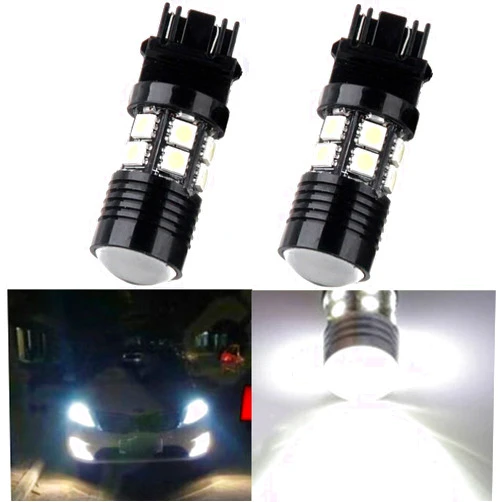 MONNSS 3157 LED Light Bulbs, 3056 3156 3156A 3057 4057 LED Bulbs for for Backup Reverse Signal Blinker Tail Parking DRL Brake Lights 6000K White