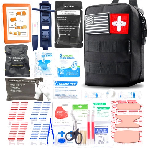 SUPOLOGY Premium IFAK Trauma Kits, First Aid Kits with Tourniquet, 36