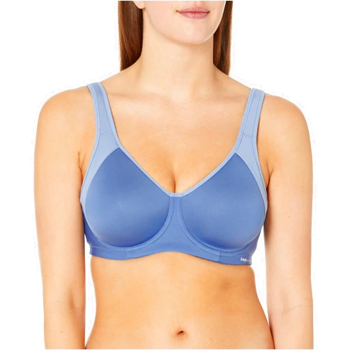 Freya Women's Sonic Underwire Spacer Molded Sports Bra, Denim, 34E