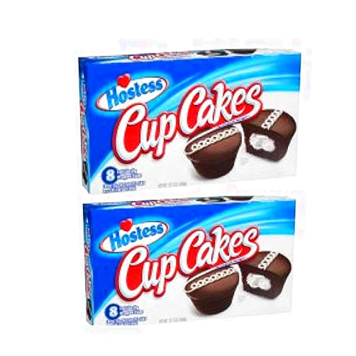 Generic Hostess Chocolate Cupcakes 12.7 oz. Box 2 Total Boxes (16 Total Cupcakes)