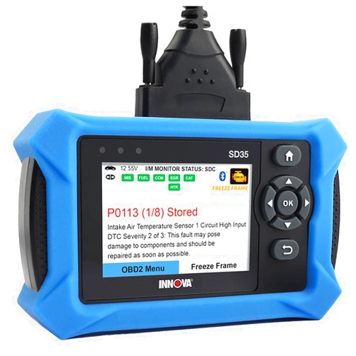 Innova SD35 OBD2 Scanner – ABS, SRS, TPMS & Check Engine Code Reader, Live Data, All System Diagnostics, Compatible with Most Vehicles