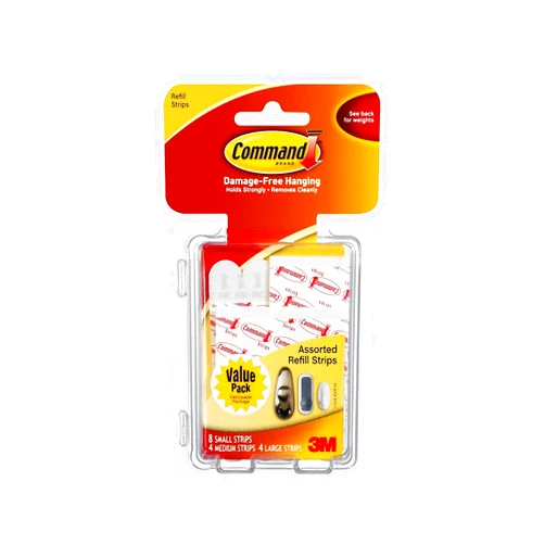 Command (Pack of 2) Command Replacement Adhesive Strips - 8ct