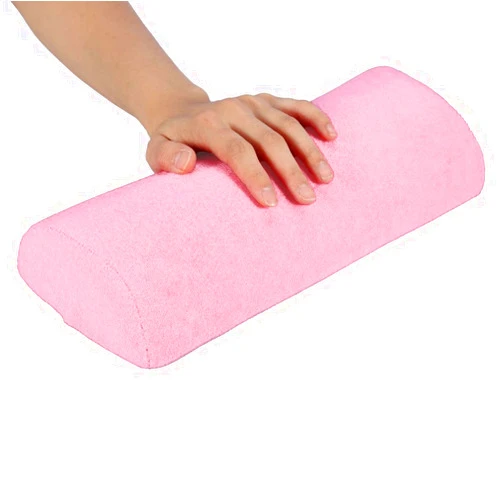 YIPINER Hand Cushion,Nail Art Soft Sponge Pillow - Nail Art Table Mat Holder Pad, Salon Hand Rest Cushion,Detachable Washable Arm Rest Holder,Manicure Makeup Cosmetic Tools (Pink)