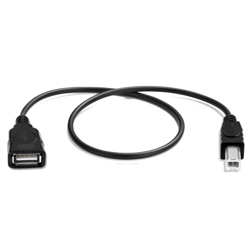 ROÉKO USB Printer Cable,USB 2.0 Adapter (0.6M) USB A Female to USB B Cables Extender Connector Converter Universal for Printer Scanners (0.6M)