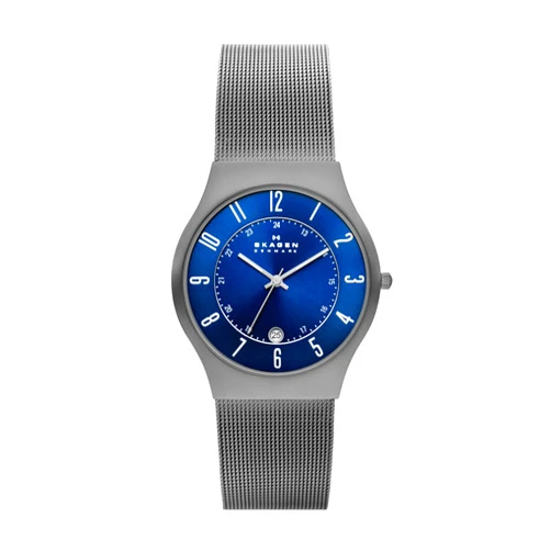 Skagen Men's Sundby Quartz Analog Stainless Steel and Mesh Watch