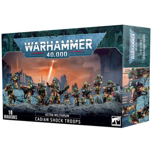 Games Workshop Warhammer 40,000: Astra Militarum - Cadian Shock Troops