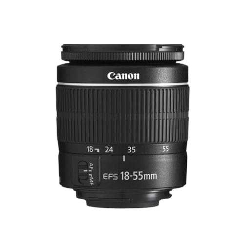 Canon EF-S 18-55mm f/3.5-5.6 III Camera Lens (New in White Box) International Model (Renewed)