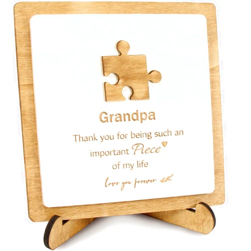 MAMAGIFTREE Best Grandpa Gifts - Father 's Day Grandpa Appreciation Plaque | Cute Thank You Gift for Grandfather's Birthday, Christmas, Father 's Day, Grandparents Day.