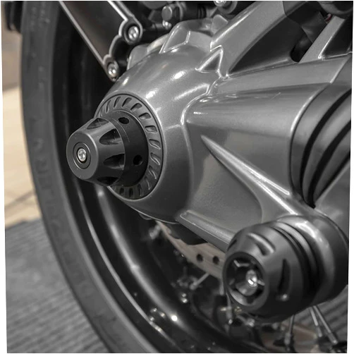 FATExpress Motorcycle Rear Wheel Axle Fork Crash Sliders Falling Protection Pad Refit Accessories for B.M.W R1250GS R9T RnineT R NineT Urban G S Pure Racer Scrambler R 1200 GS LC ADV RT/R/RS R1250 R RT (Black)