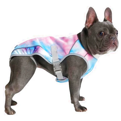 Spark Paws Chilltech™ Dog Cooling Vest - Summer Vest with Cooling Effect - Lightweight Materials - SPF 50 UV Protection - Snowcone, L