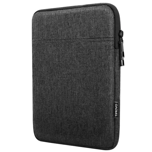 TiMOVO 8-9 Inch Tablet Sleeve Case for All-New iPad Mini 7 (A17 Pro, 2024), iPad Mini 6 (8.3-Inch, 2021), iPad Mini 5/4/3/2/1, Portable Protective Bag with Pockets for iPad Mini, Black