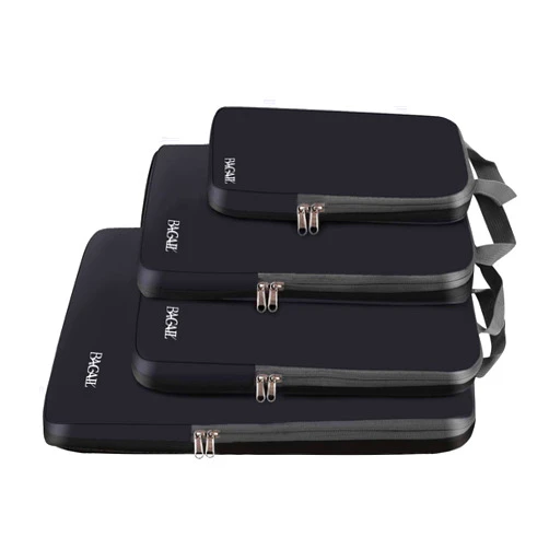 BAGAIL 4 Set/6 Set Compression Packing Cubes Travel Accessories Expandable Packing Organizers