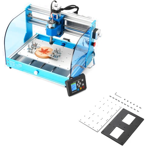 Genmitsu 3018-PROVer V2 Upgraded Desktop CNC Router Machine with GRBL Offline Control + 3040 Extension Aluminum Spoilboard