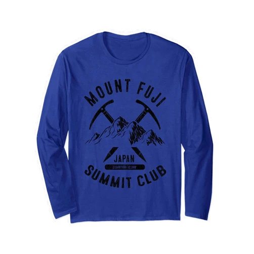 Reached The Summit Apparel Mount Fuji Japan I Climbed Mt Fuji Summit Club Long Sleeve T-Shirt