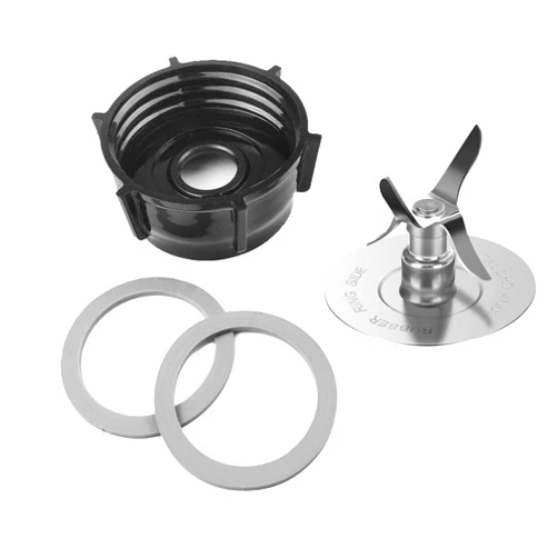 JIUHEBT For Oster Blender Replacement Parts Blender Ice Blade with Jar Base Cap and Two Rubber O Ring Seal Gasket Accessory Refresh Kit，Compatible with Oster Blender