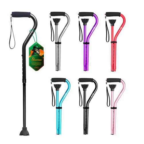 BeneCane Walking Cane for Men & Women Adjustable Cane with Offset Soft Cushioned Handle -Portable Lightweight Sturdy Mobility Walker Aid for Elderly, Seniors Collapsible Cane